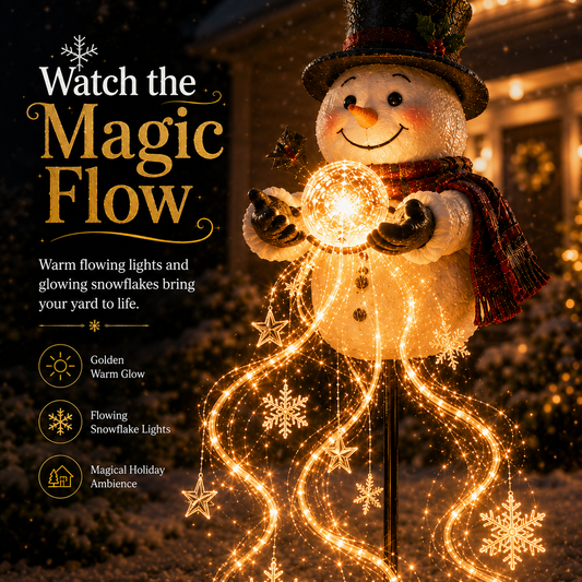🎄49% OFF🎄Flowing Snowflake LED Christmas Garden Light❄️