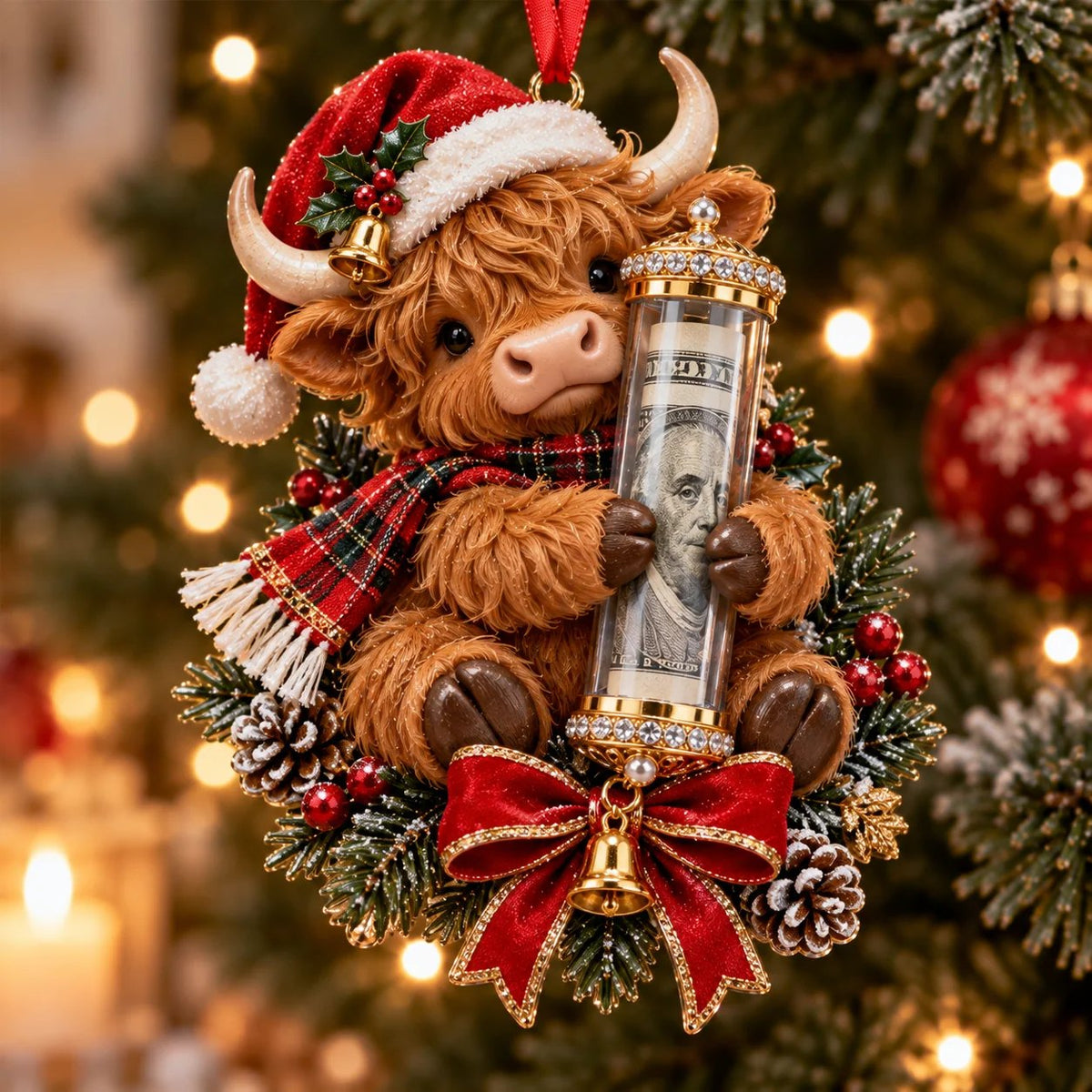 🎄 💵 Christmas Cash Gift Ornament - ✨A Fun Way to Give Money This Christmas