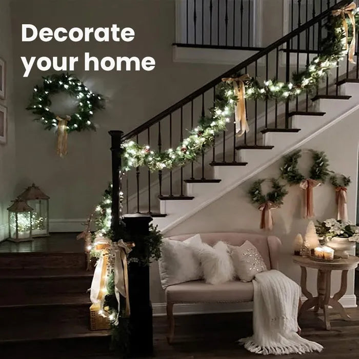 🎁LED Copper Wire Firecracker Light String