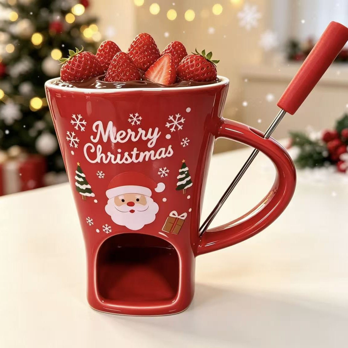 ✨Last Day 49% OFF✨Christmas Chocolate Fondue Mug