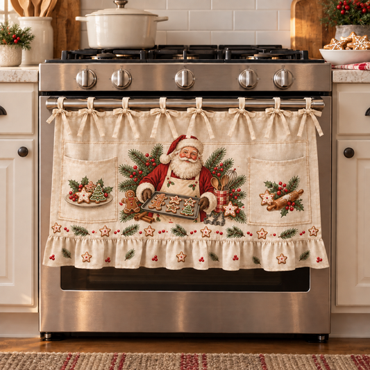 🎄 Christmas Tie-On Pocket Curtain Collection