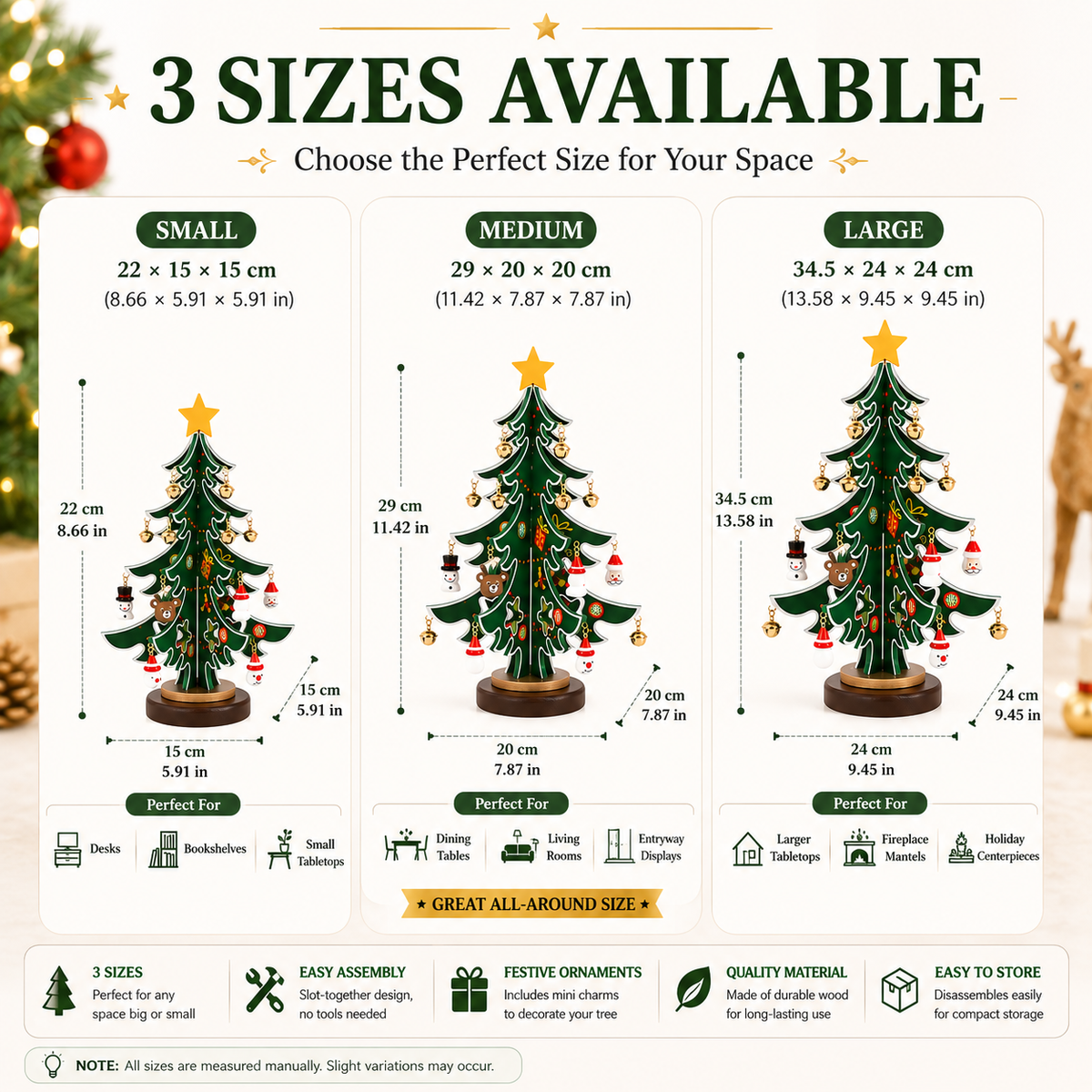 🎄 DIY Wooden Christmas Tree Ornament