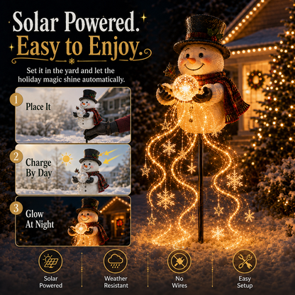 🎄49% OFF🎄Flowing Snowflake LED Christmas Garden Light❄️