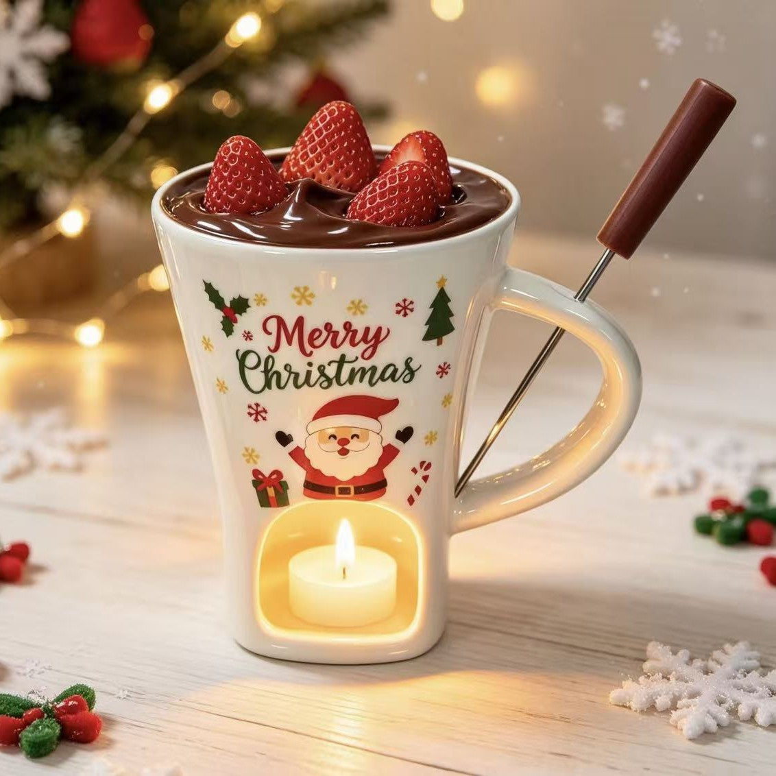 ✨Last Day 49% OFF✨Christmas Chocolate Fondue Mug
