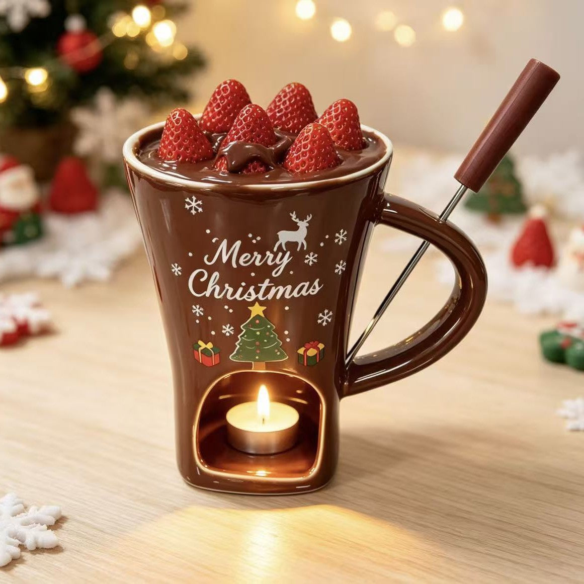 ✨Last Day 49% OFF✨Christmas Chocolate Fondue Mug