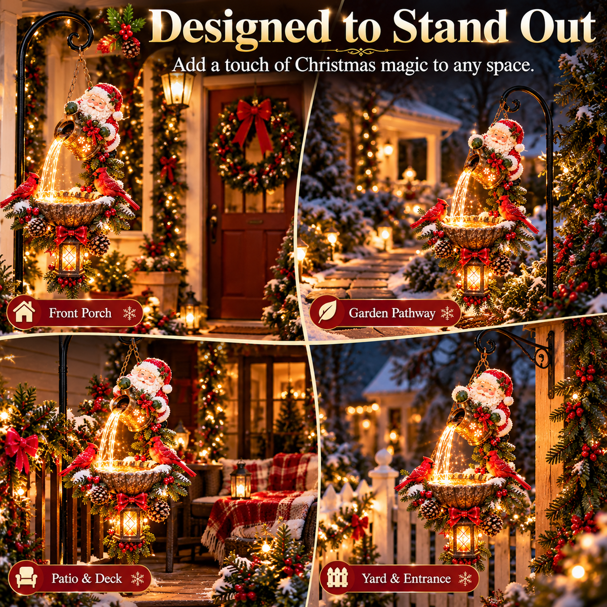 🔥Last Day 50% OFF-🎄 Christmas Magic Pouring Light™ Hanging Collection