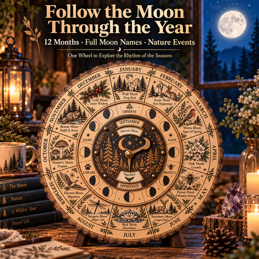 🔥Last Day 49% OFF - 🌙🌲Moon & Nature Observation Wheel🌕(📦Buy 2 Free Shipping)